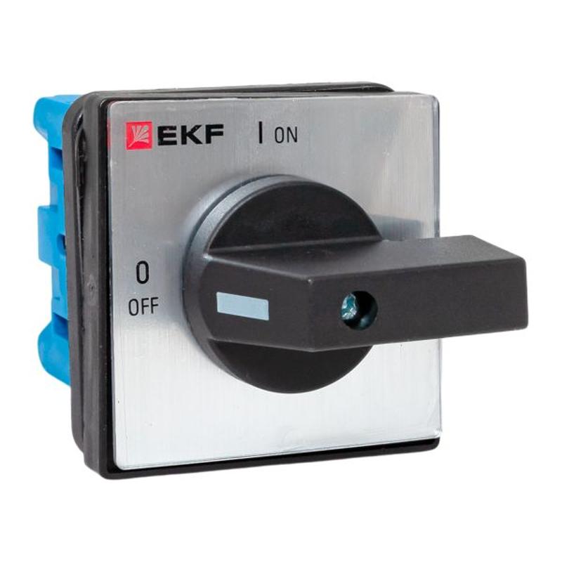 Переключатель кулачковый ПК-2-13 25А 3P «ВКЛ-ВЫКЛ» IP65 | pk-2-13-25-65 | EKF — миниатюра 1