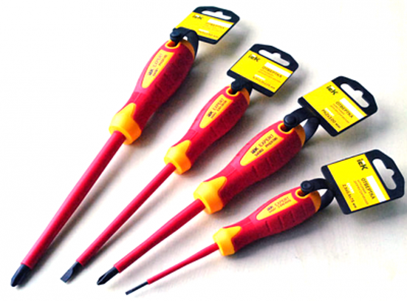 Отвертка крестовая Expert Ph0х60мм 1000В  | TSC-2PH-060 | IEK — миниатюра 2