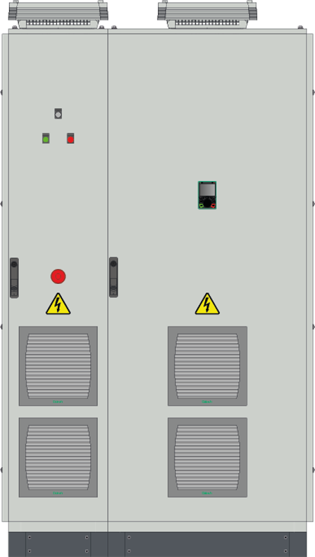 Шкаф управления SEC18ST6LAUT0400 / ПЧ STV900H CABINET 3Ф 400В 185 кВт | STV900C18N4H-C | SE — Systeme Electric