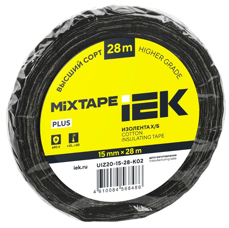Изолента Х/Б MIXTAPE 5 15мм 28м  | UIZ20-15-28-K02 | IEK — IEK (ИЭК)