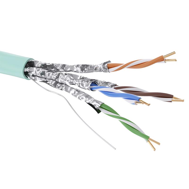 Кабель CAT 6A, U/FTP, Hг(A)-LSLTx, бухта 500м, аква | RN6AUFA03AQ | DKC — DKC (ДКС)
