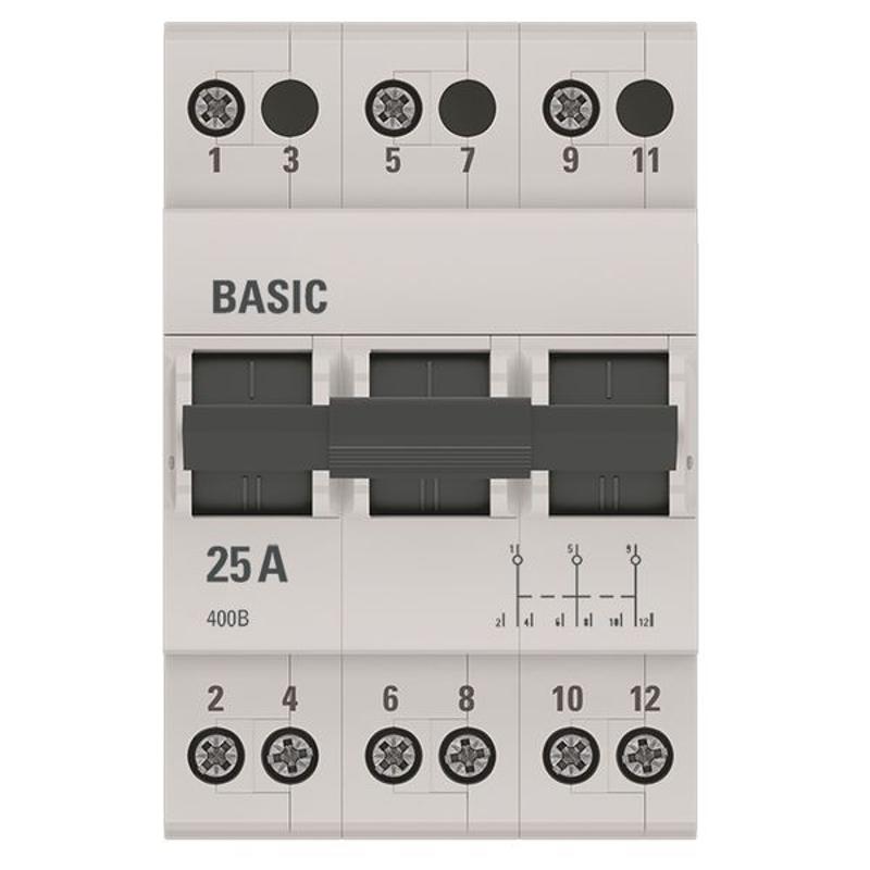 Переключатель трехпозиционный 3P 25А EKF Basic | tps-3-25 | EKF — миниатюра 4