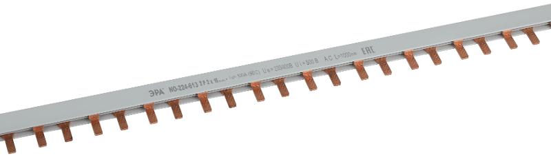 Шина соединительная ЭРА NO-224-613 PIN штырь 2Р 100А 1 метр 54 модуля | Б0067362 | ЭРА — миниатюра 2