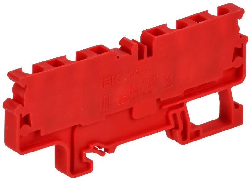 ARMAFIX Клемма пруж. CX4-4 4-конт. красная | AF-CT42-00-4-K04-004 | IEK — миниатюра 2