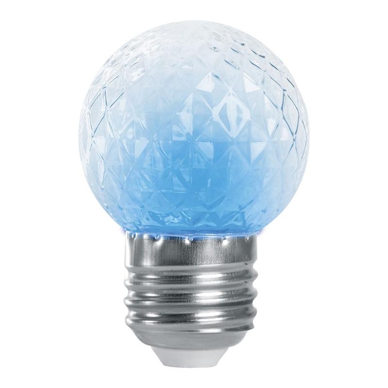 Лампа-строб, (1W) 230V E27 синий G45 , LB-377 | 38211 | FERON — миниатюра 2