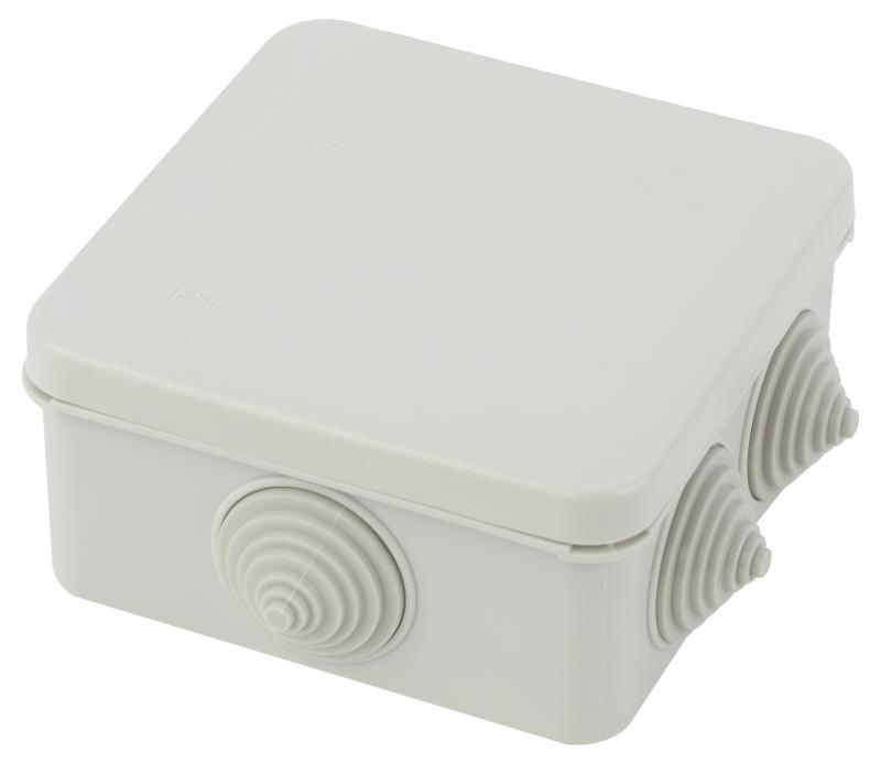Распаячная коробка ЭРА KORz-100-100-50-6gv о/у КОР 100х100х50мм крышка 6 сальника IP55 | Б0055757 | ЭРА — ЭРА (Энергия света)
