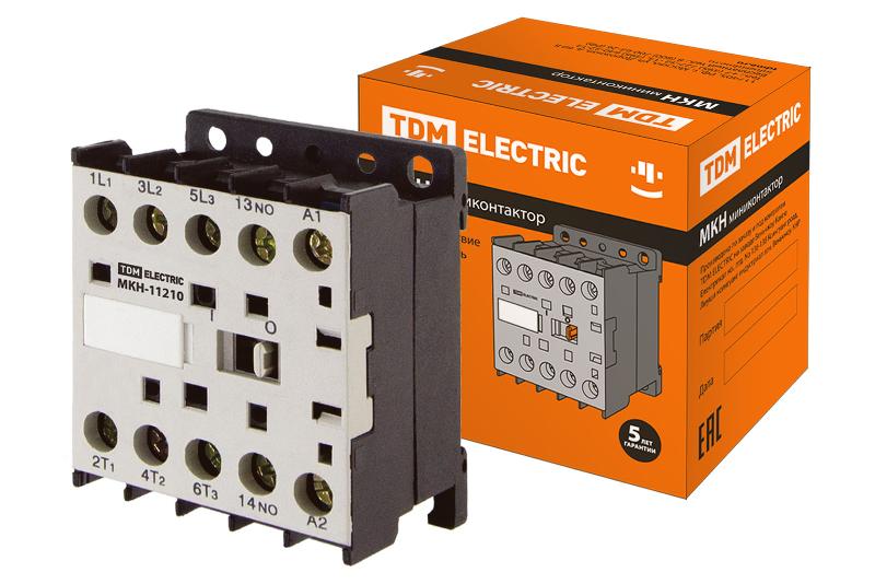 Миниконтактор МКН-10610 12А 400В 1НО | SQ0736-0022 | TDM — TDM ELECTRIC