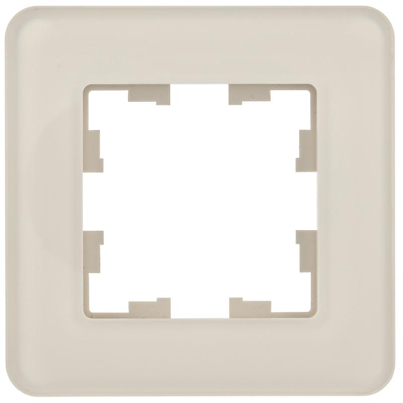 BRITE Рамка 1-ая РУ-1-2-Бр стекло песчаный RE | BR-M12-G-41-K98 | IEK — миниатюра 2