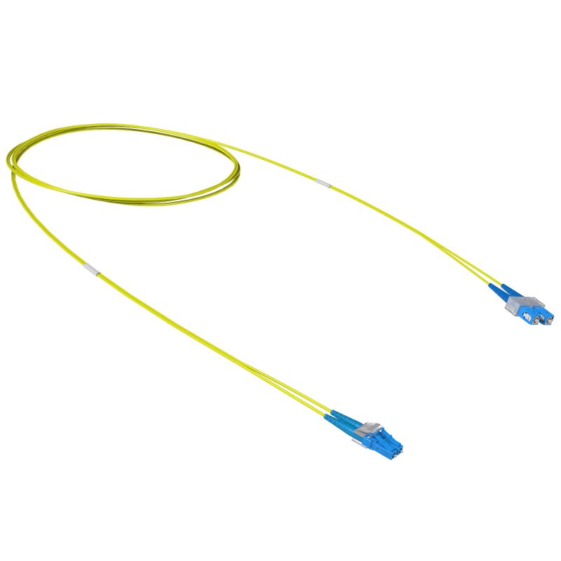 Оптический коммутационный шнур переходной Duplex LC-UPC/SC-UPC, 9/125 OS2, 7 м | RNPC9DCULU7 | DKC — DKC (ДКС)