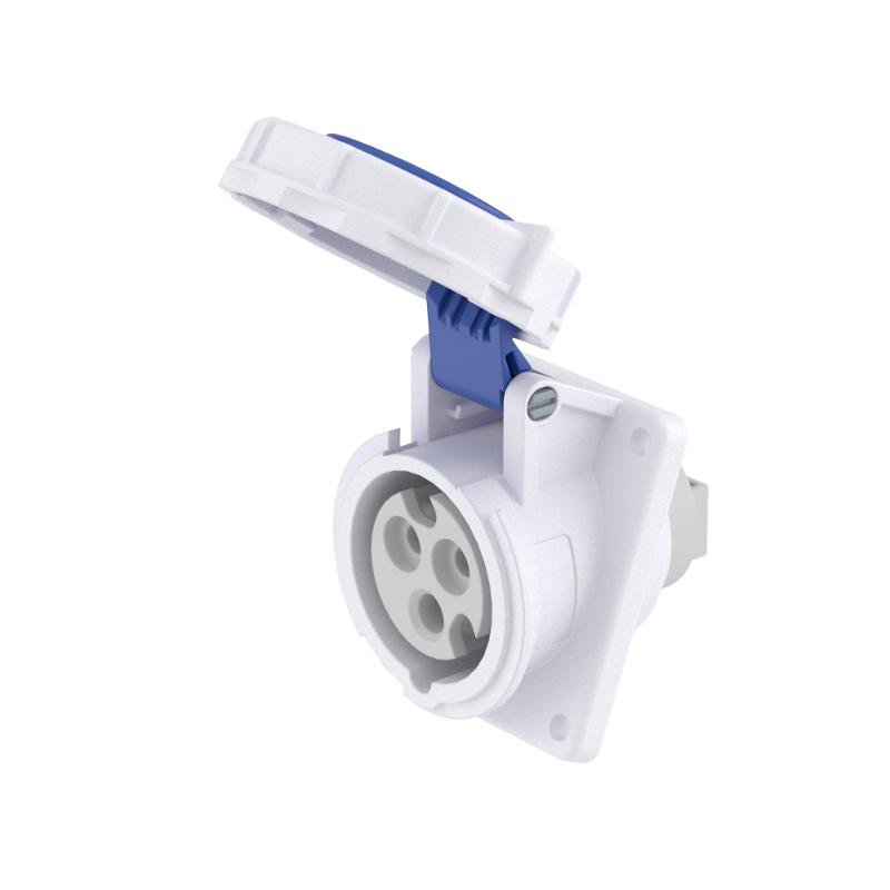 Розетка скрытой установки с наклоном IP67 16А 2P+E 230В | DIS4181663 | DKC — DKC (ДКС)