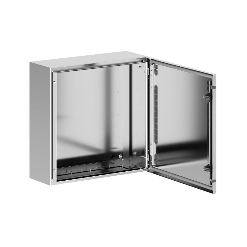 Корпус навесной STH с М/П из нержавеющей cтали AISI304 ВхШхГ 500x500x200 мм, с фланцем | R5STH0552F-304 | DKC — миниатюра 2