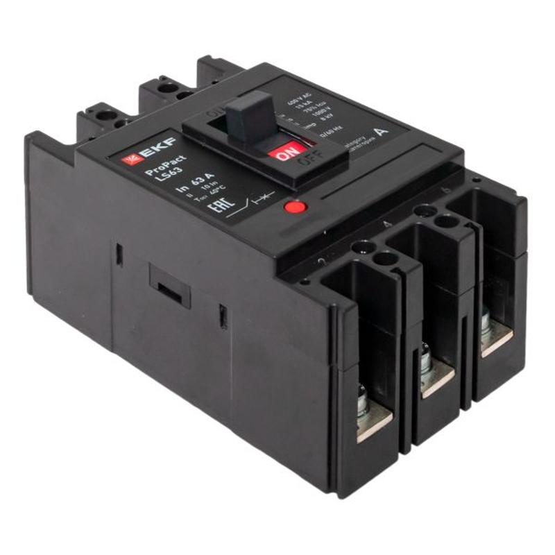 Выключатель автоматический LS63 15кА 3P 63А ProPact | mccb-63-15-3-63-ls | EKF — миниатюра 8