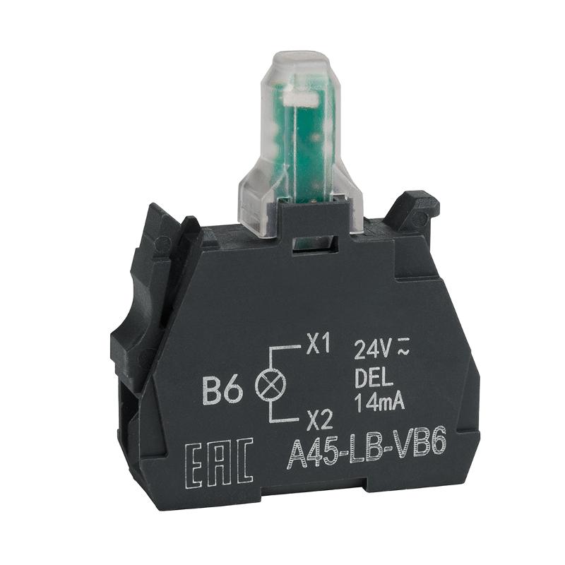 Световой блок OptiSignal D22 A45-LB-VB6 синий 24VACDC ZBVB6 |332205| КЭАЗ — КЭАЗ (Курский электроаппаратный завод)