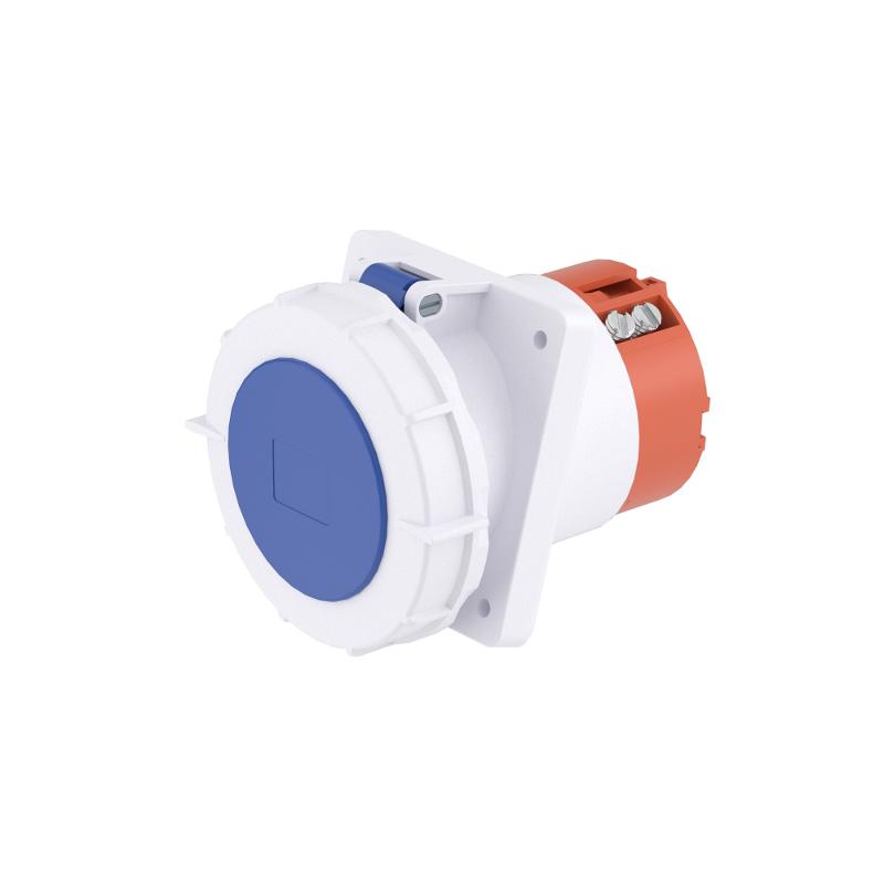 Розетка скрытой установки с наклоном IP67 63A 2P+E 230V | DIS4156363 | DKC — миниатюра 1