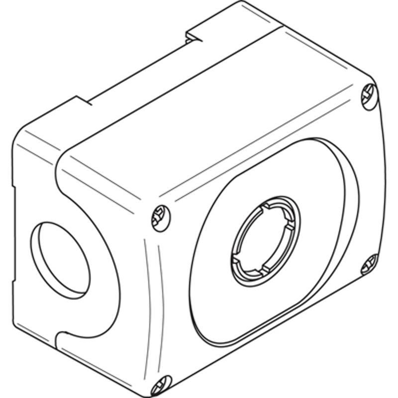 Корпус кнопочного поста MEP1-0 на 1 элемент пластиковый | 1SFA611811R1000 | ABB — ABB