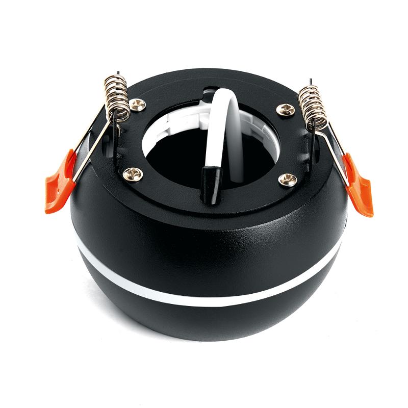Светильник потолочный под лампу макс 12W, 230V, GX53, черный, HL356 | 41510 | FERON — миниатюра 5