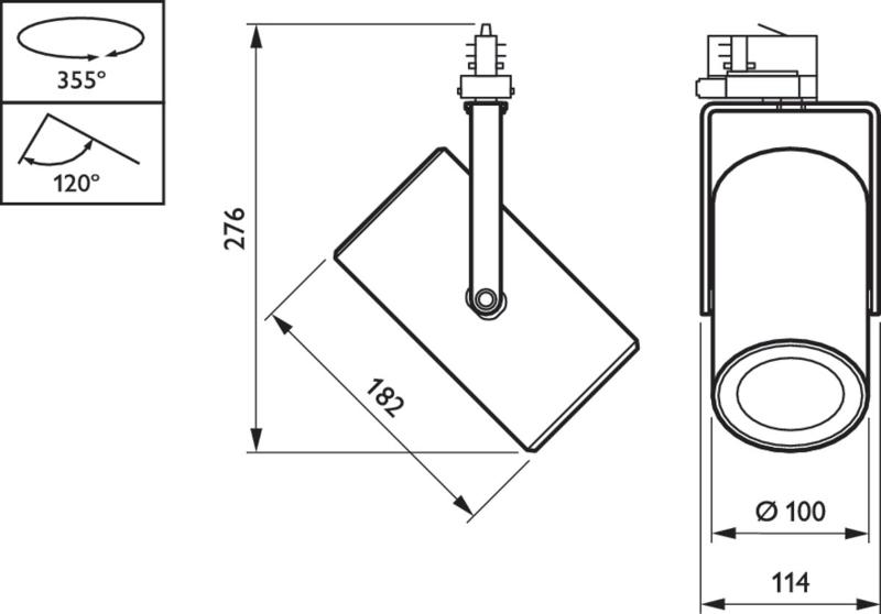 Светильник светодиодный трековый ST320T LED17S/840 PSU MB WH | 910500459372 | Philips. — миниатюра 2