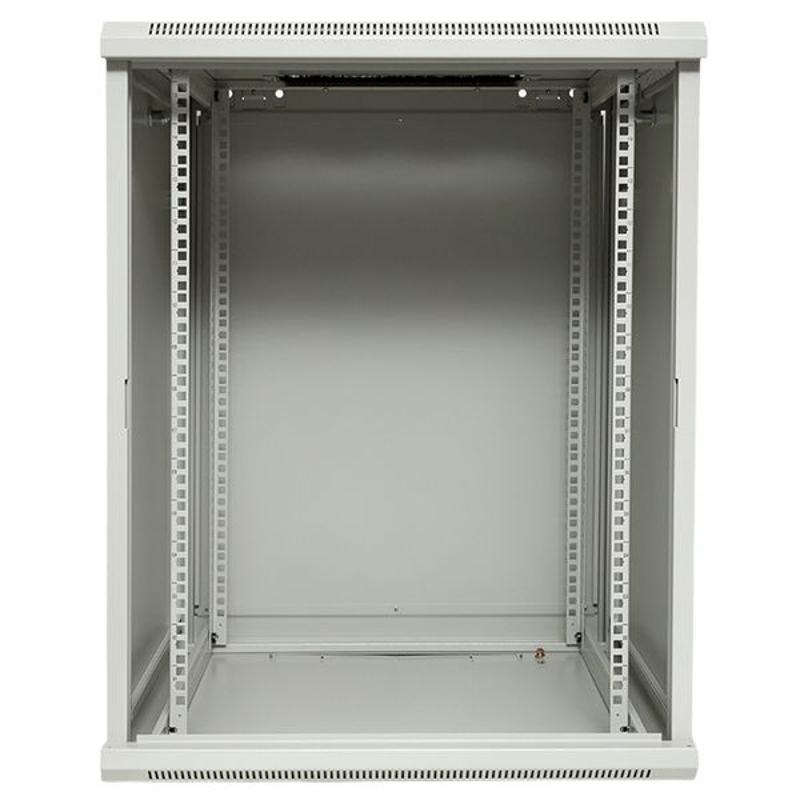 Шкаф настенный 19" TERACOM PRO 15U 600х600 мм дверь стеклянная с замком-ручкой серый|TRP-WLL-1566-40G|EKF — миниатюра 42