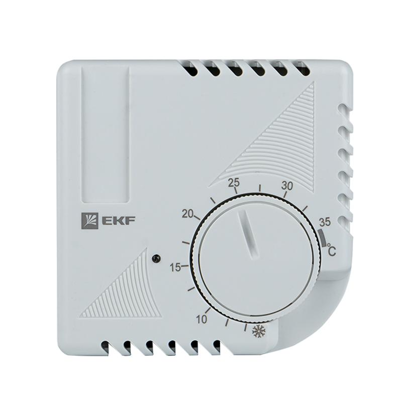 Термостат NO/NC (охлаждение/обогрев) накладной 16A 230В IP20 EKF PROxima | thermo-no-nc-wall | EKF — миниатюра 2