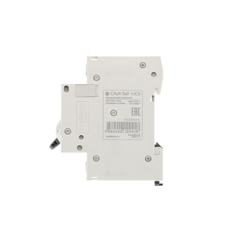 Выключатель автоматический однополюсный 25A C 6kA City9 | C9F36125 |Systeme Electric — миниатюра 5