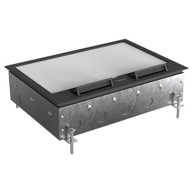 MultiDesk Люк на 24 модулей IP40 для бетонных полов с монтажной коробкой, тип MDK10 | MDK10224 | SE — миниатюра 7