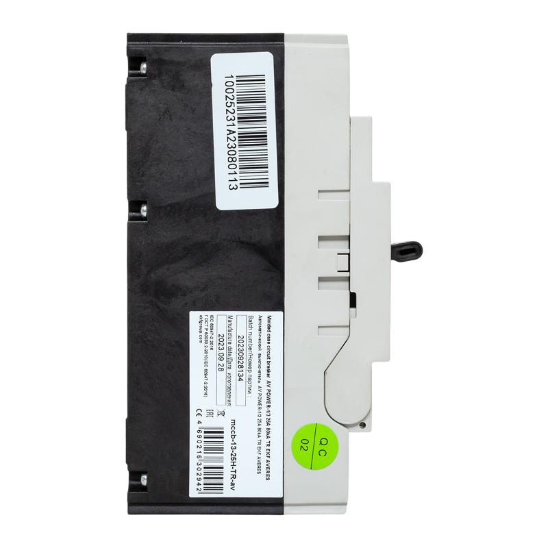 Выключатель автоматический AV POWER-1/3  25А 80kA TR AVERES | mccb-13-25H-TR-av | EKF — миниатюра 10