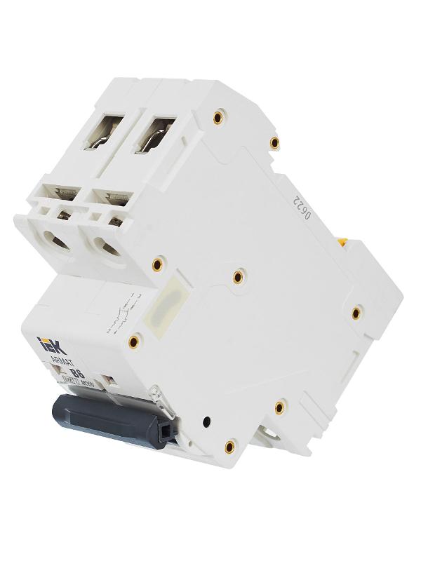 Выключатель автоматический двухполюсный M06N 2P B 6А 6кА ARMAT | AR-M06N-2-B006 | IEK — миниатюра 13