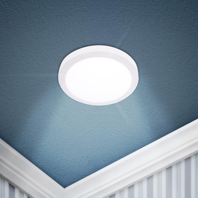 Светильник светодиодный   LED 8-12-4K круглый накладной LED 12W 220V 4000K, белый | Б0050275 | ЭРА — ЭРА (Энергия света)