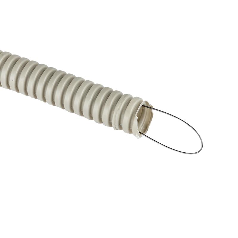 Труба гибкая гофрированная ПВХ 16мм с протяжкой (100м) | tg-z-16 | EKF — миниатюра 3