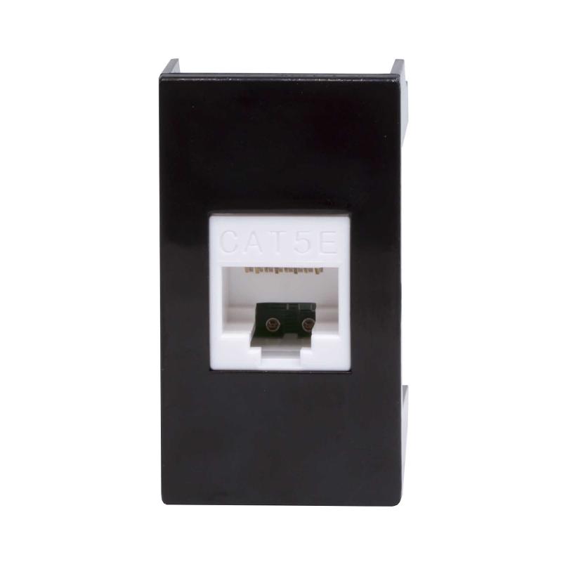 Розетка RJ-45 кат.5E,Viva,1 мод.,черн | 45238 | DKC — DKC (ДКС)