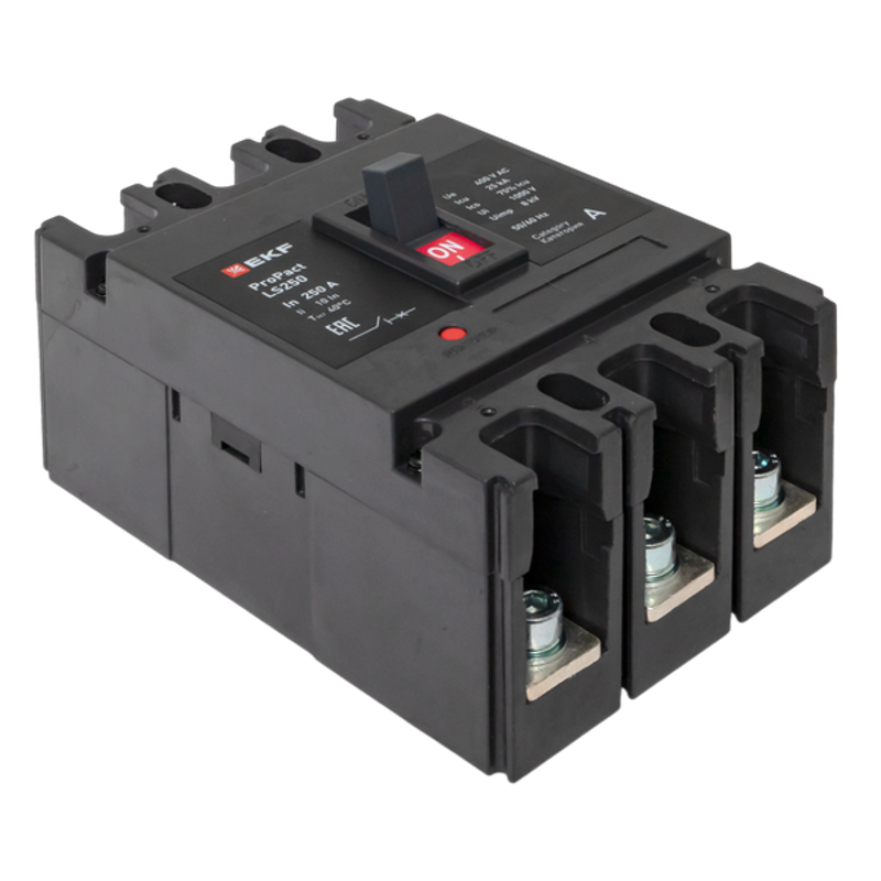 Выключатель автоматический LS250 25кА 3P 250А ProPact | mccb-250-25-3-250-ls | EKF — миниатюра 27