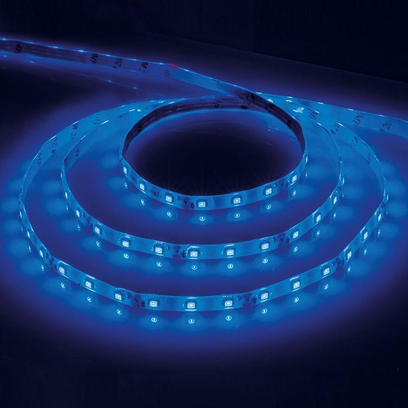 Лента светодиодная LS603/ 60SMD(2835)/м 4.8Вт/м 12V 5000*8*1.22мм синий | 27673 | FERON — Feron