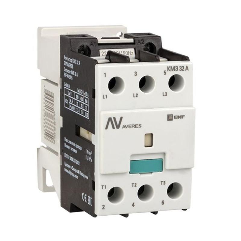 Контактор КМЭ 32А 400В АС EKF AVERES | ctr-s-32-00-400-av | EKF — EKF