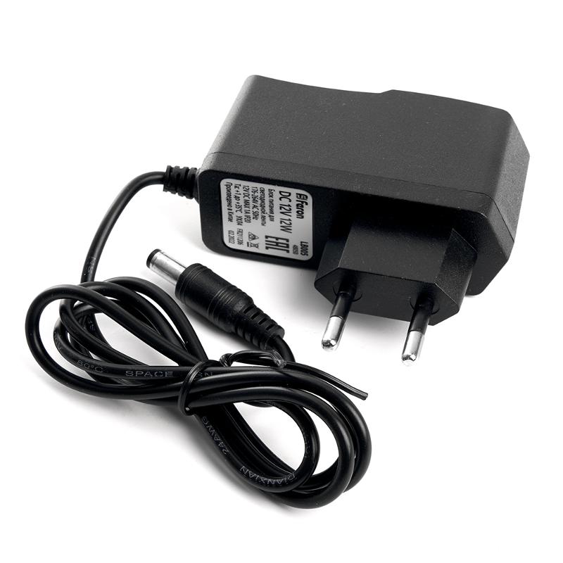 Трансформатор электронный для светодиодной ленты 12W 12V (драйвер), LB005 FERON | 48050 | FERON — миниатюра 1