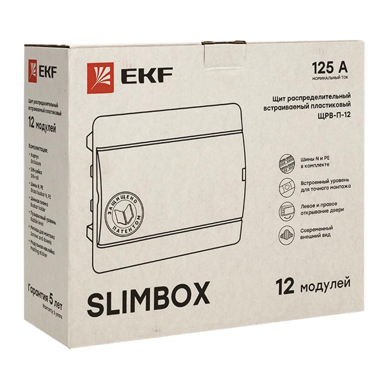 Щит распределительный встраиваемый ЩРВ-П-12 "SlimBox" IP41 EKF PROxima | sb-v-12 | EKF — миниатюра 3