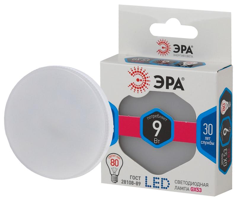Лампа светодиодная LED 9Вт GX53 4000К СТАНДАРТ smd GX-9w-840-GX53 | Б0020595 | ЭРА — ЭРА (Энергия света)