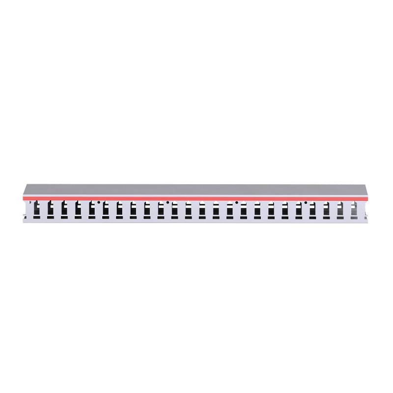 Короб перфорированный, серый RL12 100x40 (ШхВ) зуб - 12мм, паз -8мм  | 00165RL |  DKC — миниатюра 2