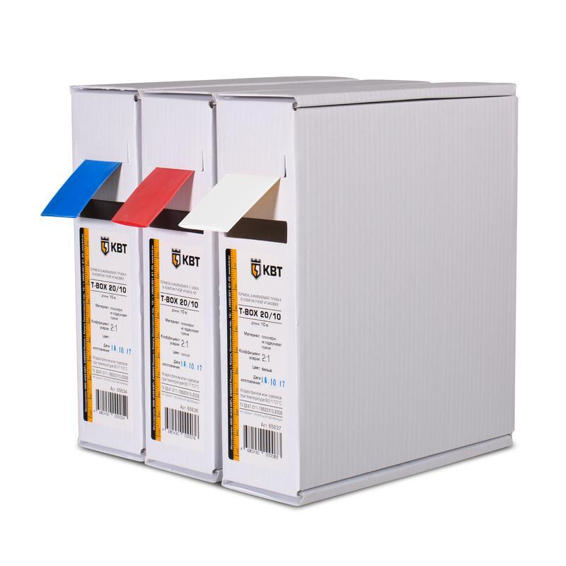 Термоусаживаемя трубка в евро-боксеT-BOX 12/6 зеленый (10м) | 65625 | КВТ — КВТ