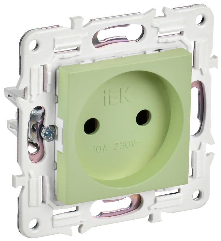 SKANDY Розетка без з/к/ш 10А SK-R02M мятный | SK-R10-10-K06 | IEK — IEK (ИЭК)