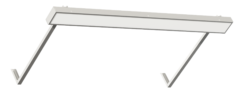 Светодиодный светильник Diora Plank 19/2000 prism 2000лм 19Вт 4000K IP40 0,8PF 90Ra Kп<1 — Diora