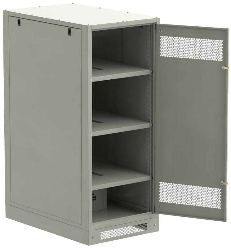 ITK LINEA B Шкаф (пустой) 1450х600мм дверь метал. сер. | LB35-14H69-M | ITK — фото 1 | Sento