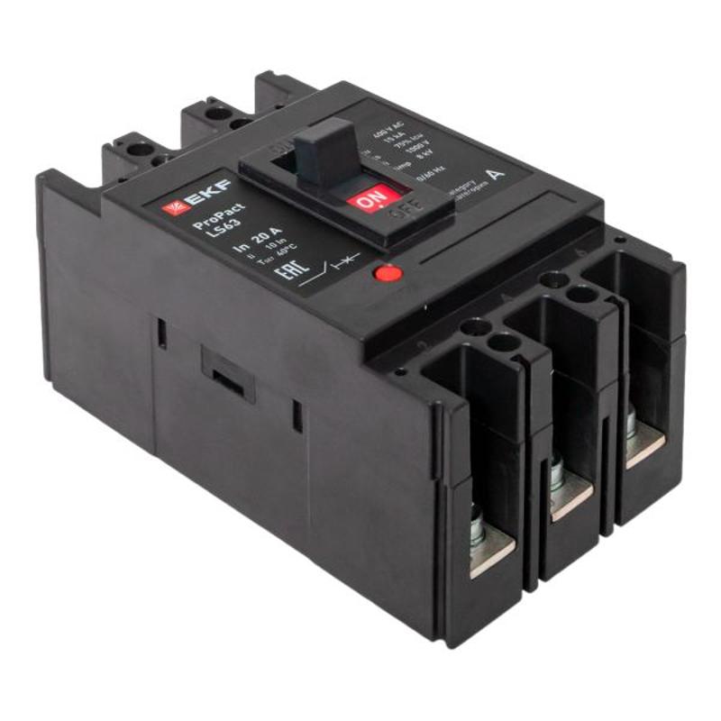 Выключатель автоматический LS63 15кА 3P 20А ProPact | mccb-63-15-3-20-ls | EKF — миниатюра 7