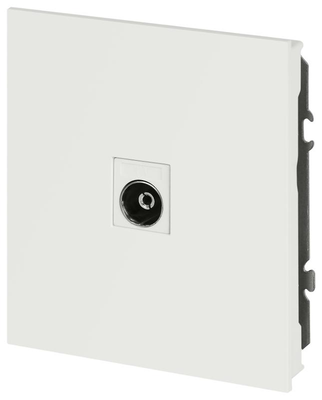 Розетка Arktik 16-3101-08 TV одиночная белый матовый | Б0070471 | ЭРА — миниатюра 3