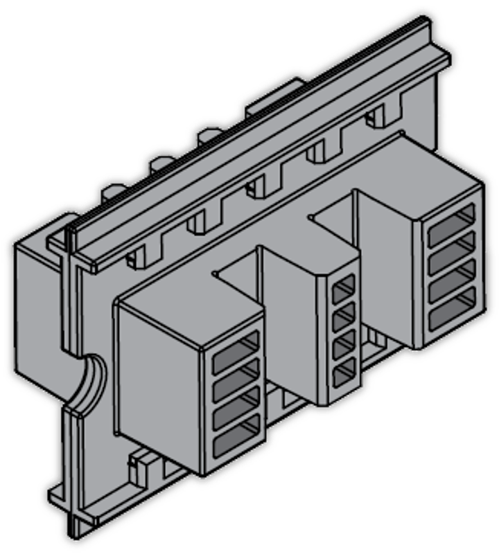 Держатель шины медной L=75мм (24шт)|1STQ007427A0000 | ABB — ABB