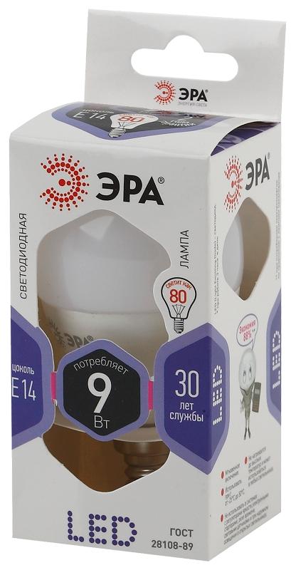 Лампа светодиодная LED 9Вт Е14 6000К smd P45-9W-860-E14 | Б0031411 | ЭРА — миниатюра 2
