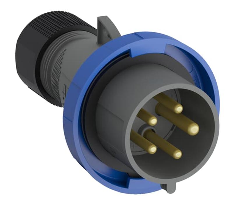 Вилка кабельная Easy&Safe 416EP9W, 16А, 3P+N+E, IP67, 9ч|2CMA101091R1000| ABB — ABB