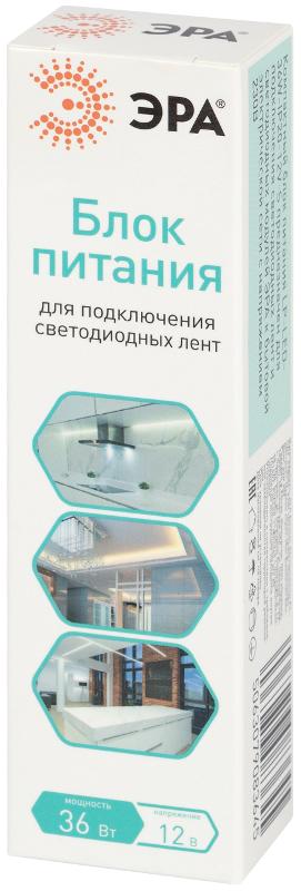 Блок питания  LP-LED-36W-IP20-12V-S | Б0061120 | ЭРА — миниатюра 2