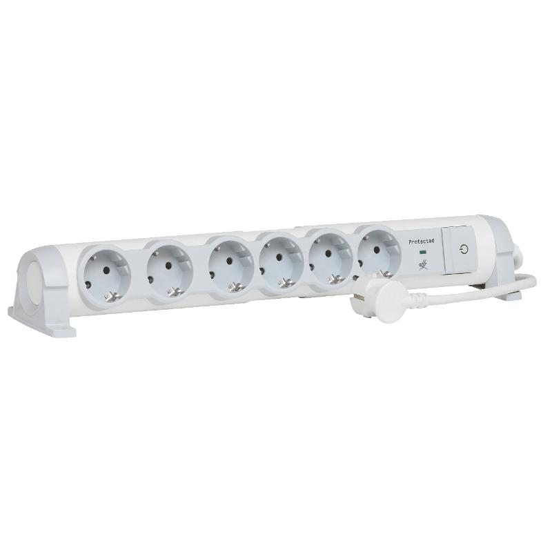 COMFORT Фильтр сетевой СФ-06К 16А 1,5м 3х1,5мм2 бел. | 694656 | IEK — IEK (ИЭК)