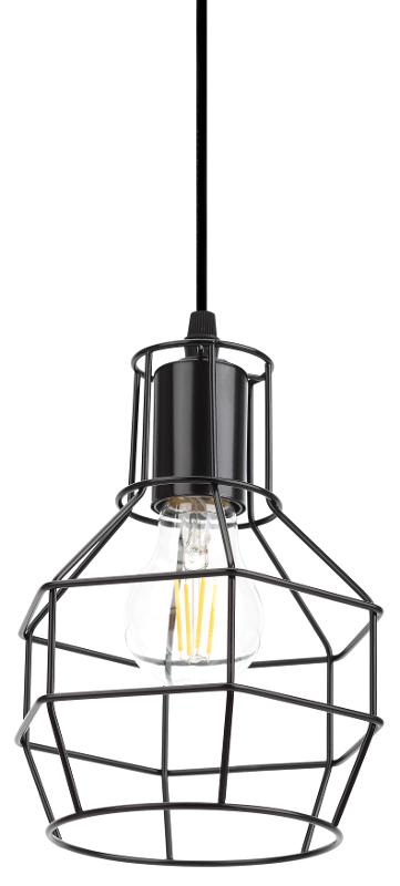 Светильник подвесной PL11 BK металл, E27, max 60W, d160 мм, черный | Б0037458 | ЭРА — миниатюра 4