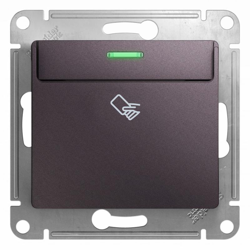 Glossa Сиреневый туман Выключатель карточный, сх.6, 10AX | GSL001469 | SE — Systeme Electric